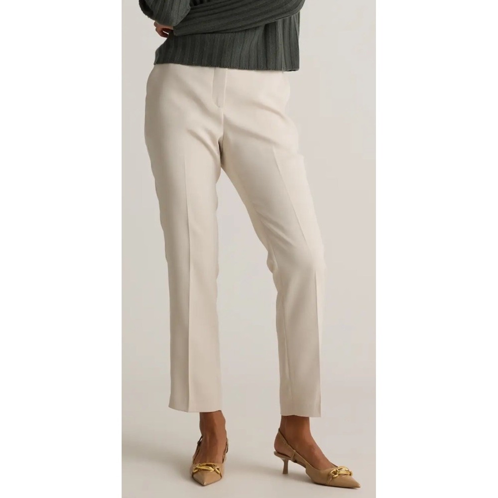 Quince Cream Straight Leg Pants
